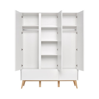 Armario de ropa con 3 puertas (Colección Classy)
